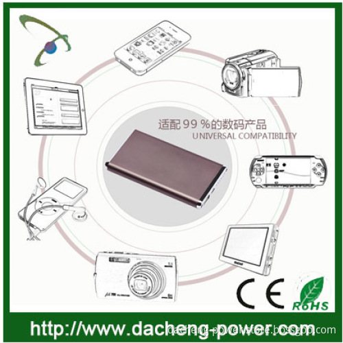 High quality aluminium alloy design power bank 10000mah power bank for phone